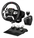 TIMON GENIUS GAMER SPEEDMASTER X5 FF 3 PEDALES + PALANCA DE CAMBIOS VIBRADOR PC PS4 XBOX ONE