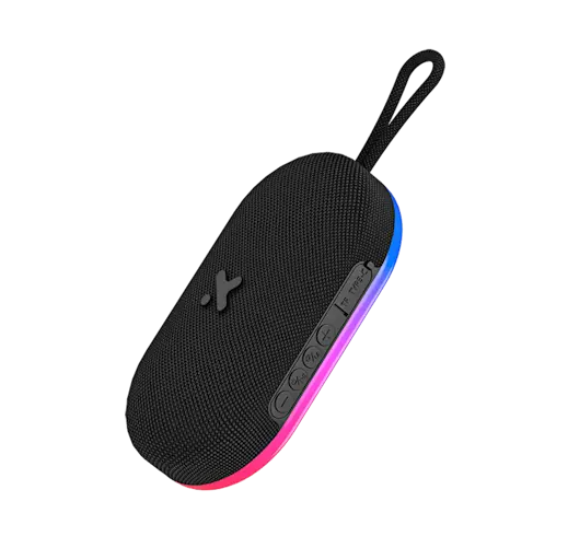 PARLANTE GAMER BLUETOOTH PORTABLE 5W LED BASE MAGNETICA 