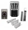 KIT DE CONTROL DE ACCESO EXTERIOR MA500 + ELECTROIMAN + SOPORTE + BOTON NO TOUCH
