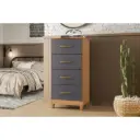 COMODA MOBI 4 CAJONES MDP PATAS 101 X 50CM 