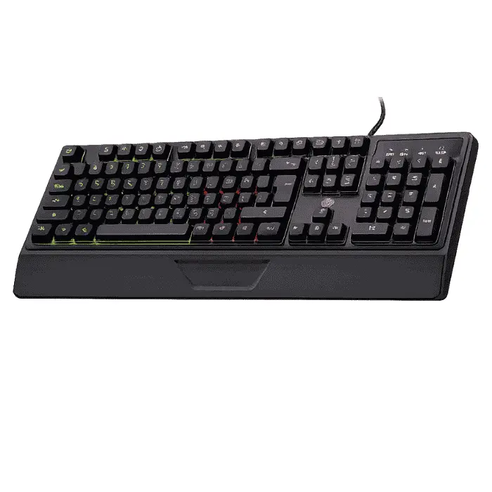 TECLADO GAMER RGB MIKUSO USB NEGRO ALAMBRICO ANTI-GHOSTING
