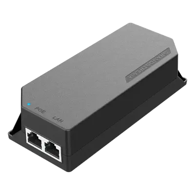 INYECTOR POE 30W CABLE AC GRANDSTREAM IEEE 802.3AF PUERTOS 2.5G