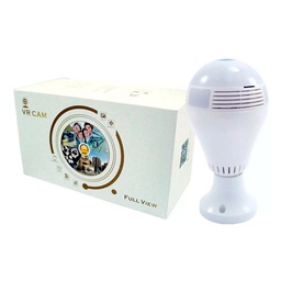 [VR-V380-V9-2] CÁMARA WIFI DE SEGURIDAD BOMBILLA 360 GRADOS FULL HD VR-V380