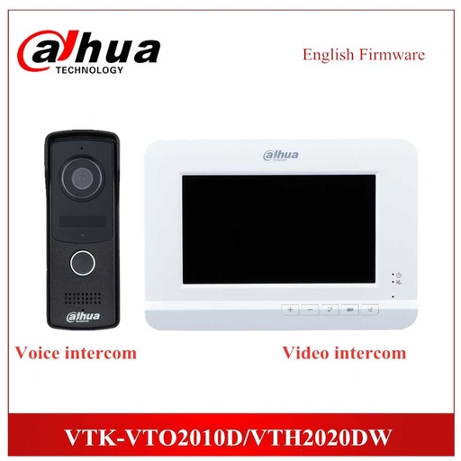 [VTK-VT02010D-VTH2020DW] KIT INTERCOMUNICADOR ANALOGO ALCANCE MÁX. DEL AUDIO 30CM USO INTERIOR EN AMBIENTES CON RUIDO <70DB