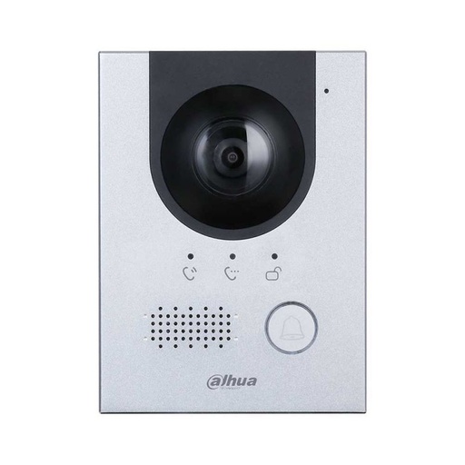 [DHI-VTO2202F-P]  INTERCOMUNICADOR IP EXTERIOR METALICO CAMARA 2MP FOV 160° 1 BOTON IK07 IP65 12VDC SIP