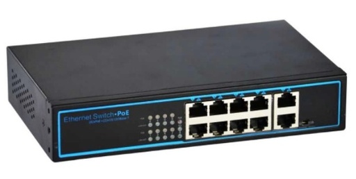 [SAT-SW10108P120] SWITCH POE SAT 8 PUERTOS ETHERNET POE 10/100MBPS 120W
