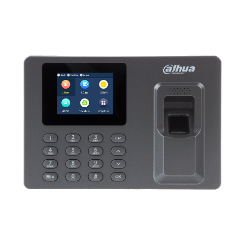 [DHI-ASA1222E-S] TERMINAL DE TIEMPO Y ASISTENCIA VERIFICACION POR HUELLA Y CONTRASEÑA 1000 USUARIOS TCP/IP