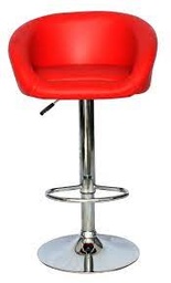 [003-1651] SILLA BAR ROJO INDIANA BUTACO GIRATORIO