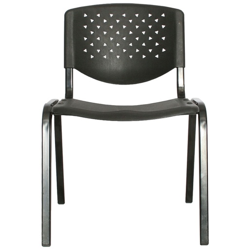 [6-216] SILLA RISMA ESTRUCTURA NEGRA / SIN TAPIZAR / ARMADA / PLASTICO NEGRO