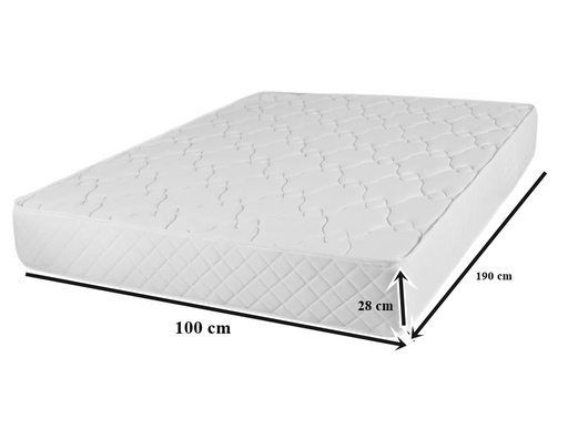[COLCHON100X190] COLCHON DE RESORTES DE 100 X 190 ALCOLCHONADO 23 CM DE GROSOR