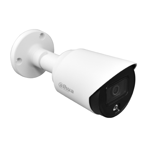 [DH-HAC-HFW1239TN-A-LED] CAMARA 4 EN 1 FULLCOLOR 1080P TIPO BALA METALICA 3,6MM FOV 86,9° LUZ VISIBLE 20M IP67 CON MIC.