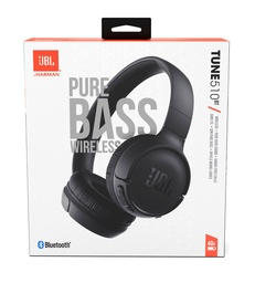 [JBLT510BTBLKAM] AUDIFONOS JBL BLUETOOTH NEGROS CONTRARUIDO T510
