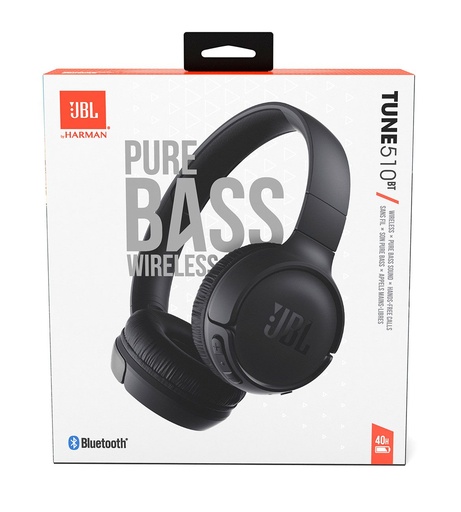 [JBLT510BTBLKAM] AUDIFONOS JBL BLUETOOTH NEGROS CONTRARUIDO T510