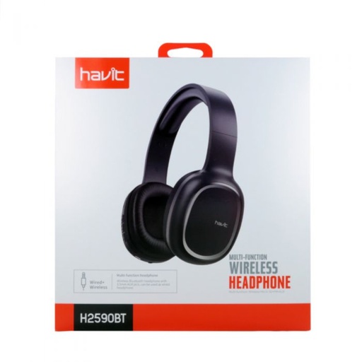 [H2590BT] AUDIFONOS BLUETOOTH HAVIT MICROSD FM AUX