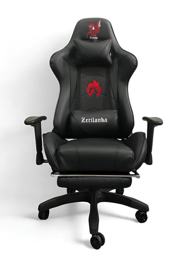 [108048BLACK] SILLA GAMER RECLINABLE KITSUNE®: ERGONOMÍA, ESTILO Y CONFORT EN CADA PARTIDA