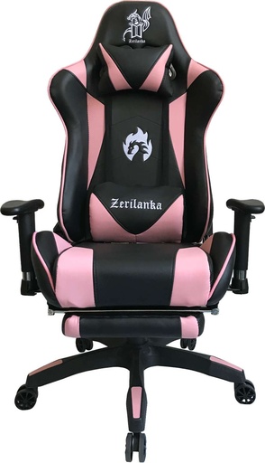 [108048PINK] SILLA GAMER RECLINABLE ERGONOMICA ROSADO KITSUNE