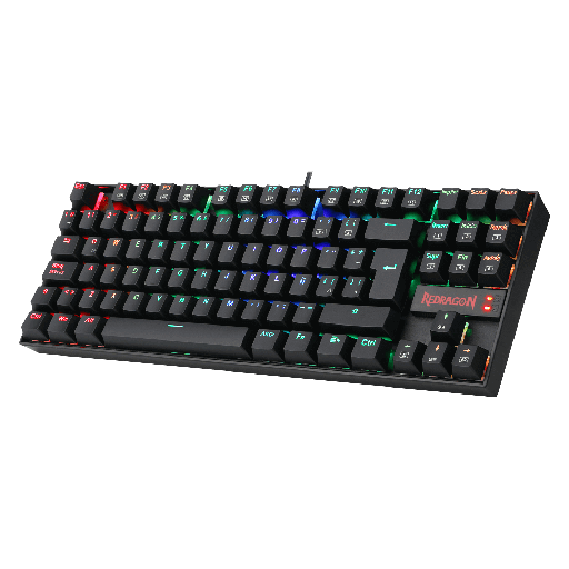[K552RGB-SP] TECLADO REDRAGON GAMER MECANICO KUMURA RGB USB