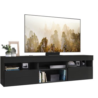 [151055] RACK GABINETE PARA TV PARIS DE 65 PULGADAS  - COLOR NEGRO