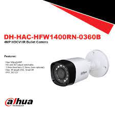 [DH-HAC-HFW1400RN-0360B] CAMARA 4 EN 1 1/2,7" CMOS 4MP TIPO BALA PLASTICA LENTE 3.6MM FOV 97° DWDR IR 20M IP67