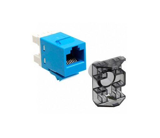 [JACK6AZUL] JACK CAT 6 RJ45 COLOR AZUL NO BLINDADOS PARA CABLEADO ESTRUCTURADO