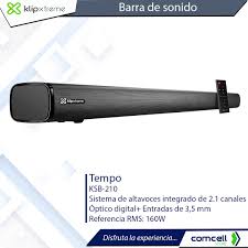 [KSB-210] BARRA DE SONIDO TEATRO EN CASA BLUETOOTH 160W OPTICAL 3.5M