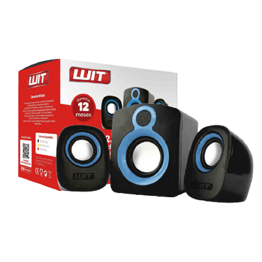 [PW-2000] PARLANTES WOOFER CON  2.1 3.5M 6W AUDIO PARA PC , PORTATIL Y MAS