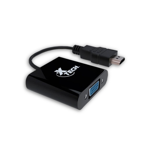 [XTC-363] CONVERTIDOR DE HDMI MACHO A VGA HEMBRA XTECH