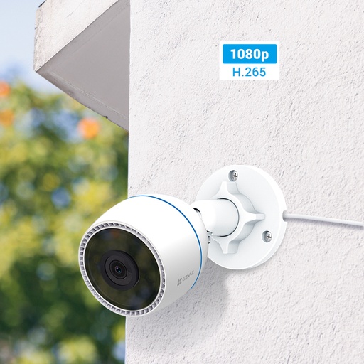 [CS-C3TN-A0-1H2WF(2.8mm)] CAMARA IP EZVIZ EXTERNA 2MP 1080P WIFI 2.4GHZ. LENTE 2.8MM 30M MICRO SD