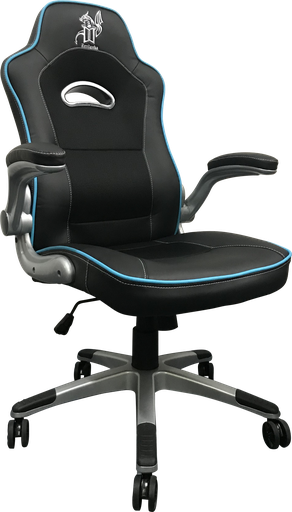 [108091BLUE] SILLA GAMER CUERINA BRAZOS ABATIBLES MIKURA AZUL