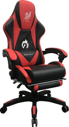 [108000BRED] SILLA GAMER BRAZOS FIJOS RECLINABLE ROJA AKIRA