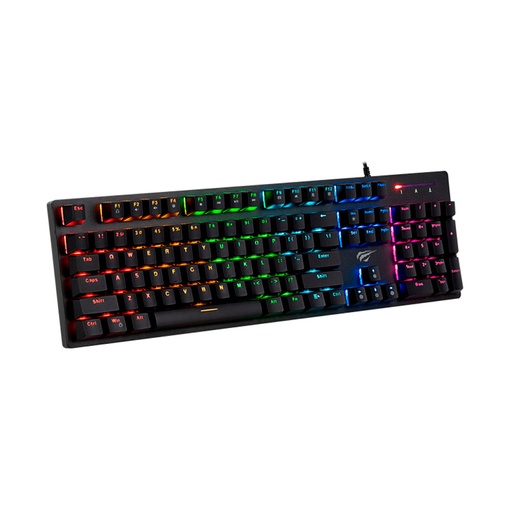 [KB858L] TECLADO MECANICO GAMER RGB HAVIT KB858L MULTIMEDIA USB