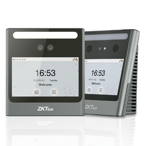 [EFACE-10] DISPOSITIVO T&A Y CONTROL DE ACCESO FACIAL VISIBLE LIGHT 500 ROSTROS 1000 TARJETAS ADMS