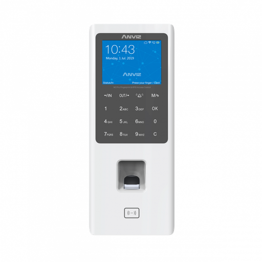 [4590] CONTROL DE ACCESO HUELLA  W2-PRO NUBE ANVIZ