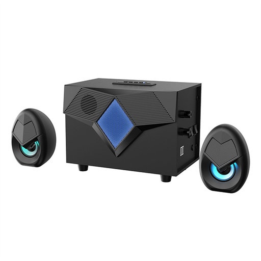 [SF136BT] PARLANTE GAMER BLUETOOTH HAVIT SUBWOOFER 11W BT/AUX/USB/SD/FM