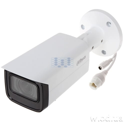 [DH-IPC-HFW1230T1P-Z S-S5-QH] CAMARA IP BALA SEMIMETALICA 2MP LENTE MOTOR. 2,8 - 12MM FOV 105° - 33° DWDR IR 40M H.265+ POE IP67