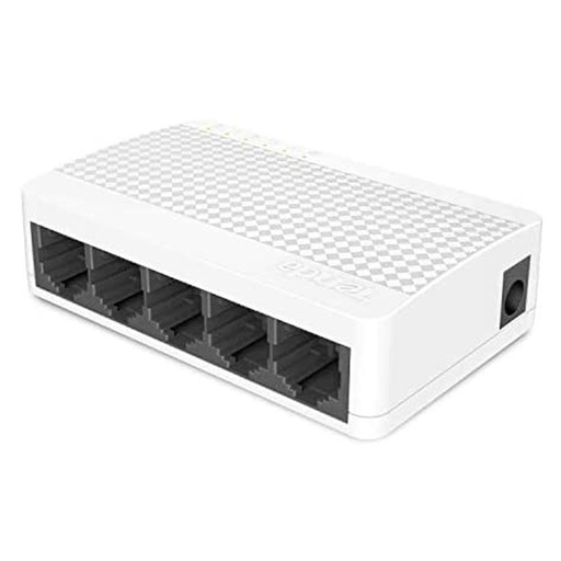 [S105] SWITCH TENDA DE ESCRITORIO 5 PUERTOS 10/100 MBPS PLASTICO PROTECCION 6KV