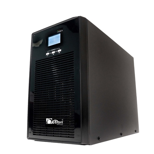 [3000VAON] UPS ONLINE NETION BIFASICA 0.9 3000VA 3KVA 220VAC TIPO TORRE / RANGO DE ENTRADA 176 - 280 VAC AL 100% DE CARGA / VOLTAJE DE SALIDA 220 VAC / RETIE