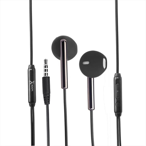 [IP-2032] AUDIFONOS MANOS LIBRES X-KIM NEGROS IP-2032 CON MICROFONO