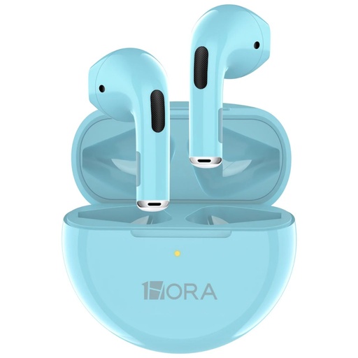 [AUT119CELESTE] AUDIFONOS AIRPODS BLUETOOTH RECARGABLES MANOS LIBRES CELESTE