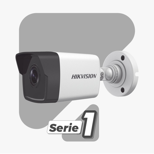 [DS-2CD1043G2-I] CAMARA DE SEGURIDAD BALA IP 4MP ACUSENSE 2.8MM 30M IR EXIR 2.0 EXTERIOR IP67 POE