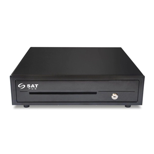 [SAT119X] CAJON MONEDERO SAT 119X / 8 COMPARTIMEINTOS MONEDAS Y 5 BILLETES / NEGRO