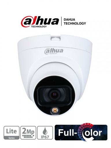 [DH-HAC-HDW1209CLQN-LED-0280B-S2] CAMARA 4 EN 1 FULLCOLOR 1080P TIPO DOMO SEMIMETALICO 2,8MM