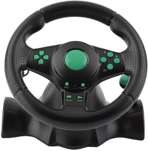 [B07B7MMQLT] TIMON DE CARRERAS SENCILLO PARA PS3 Y PC 2 PADALES + PALANCA
