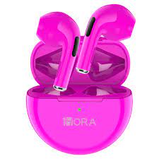 [AUT119FUCSIA] AUDIFONOS AIR POD BLUETOOTH RECARGABLES MANOS LIBRES FUCSIA