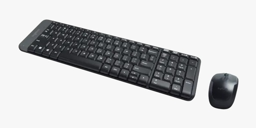 [MK220] COMBO TECLADO + MOUSE COMPACTO INALAMBRICO ALFANUMERICO LOGITECH