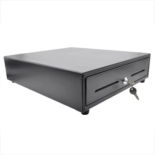 [TPS-350] CAJÓN MONEDERO 350MM RIEL METÁLICO / 4 COMPARTIMIENTOS DE BILLETES Y 5 DE MONEDAS / INTERFAZ RJ11