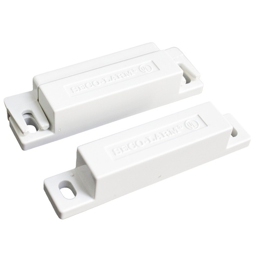 [SM-200Q/W] CONTACTO MAGNETICO DE MONTAJE SUPERFICIAL / LISTADO UL / GAP 19 MM / NORMALMENTE CERRADO