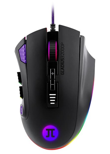 [PMO-302] MOUSE GAMER PROFESIONAL PRIMUS 32000DPI 12 BOTONES RGB SOFTWARE