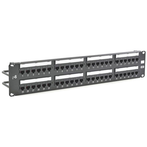 [SURLINK48] PATCH PANEL CAT 6 DE 48 PUERTOS SURLINK CON JACKS