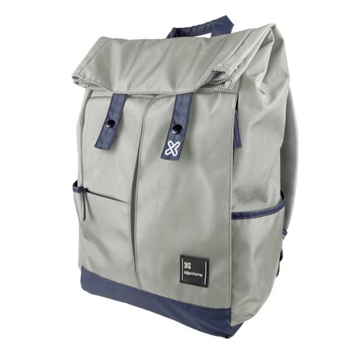 [KNB-360SV] MALETA MORRAL VIAJE GRIS 15.6 PORTATIL BOTONES MAGNETICOS